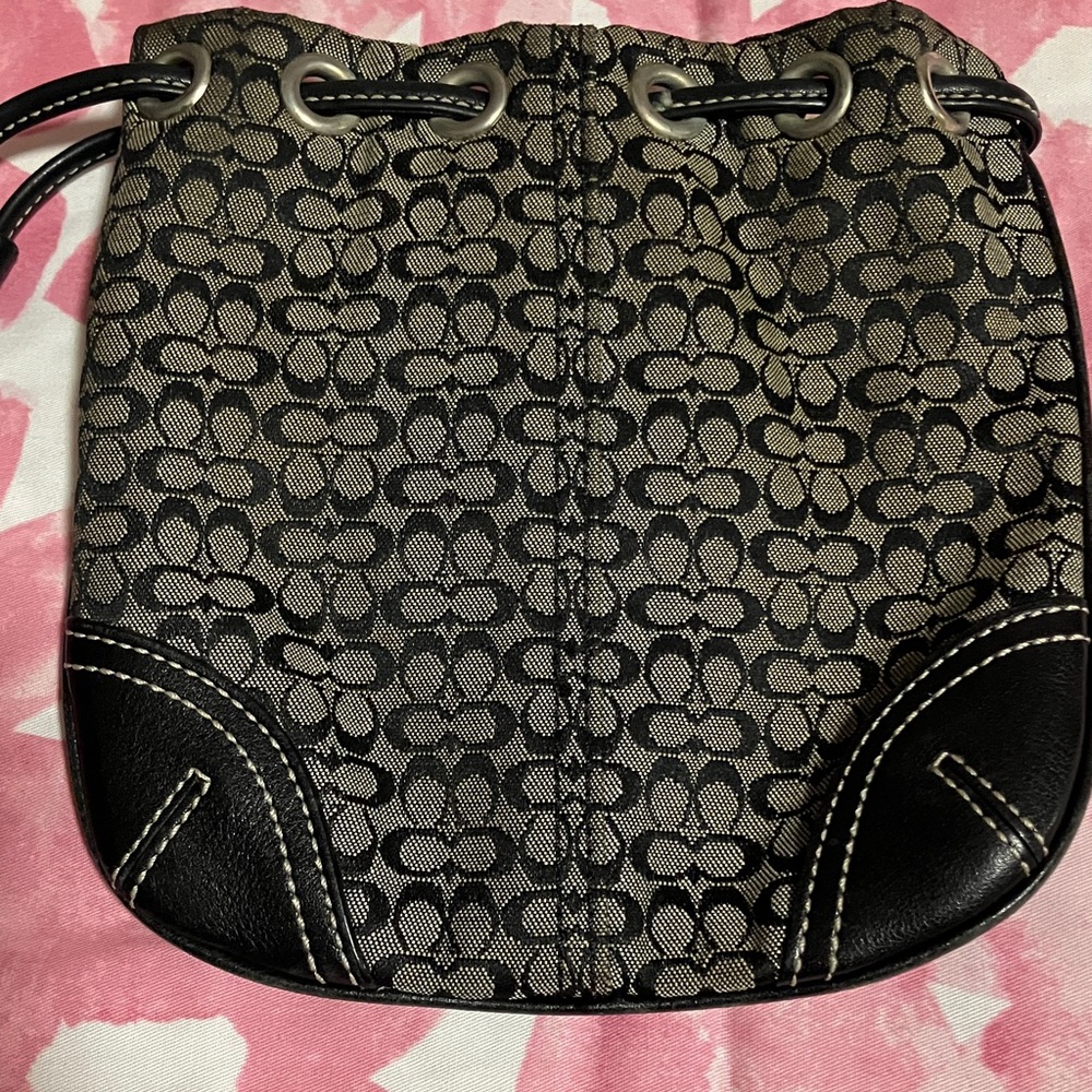 Coach Black and dark grey Designer Women's Bag NWOT